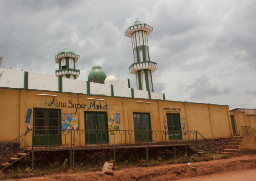 Mosque in muslim quarter 
, Kigali Province, Kigali, Rwanda