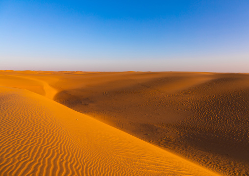 The rub' al Khali empty quarter desert, Rub al-Khali, Khubash, Saudi Arabia