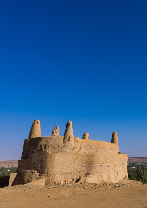 Stone and mud-brick qasr marid, Al-Jawf Province, Dumat Al-Jandal, Saudi Arabia