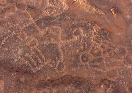Petroglyphs in qadeer site, Najran Province, Qadeer, Saudi Arabia