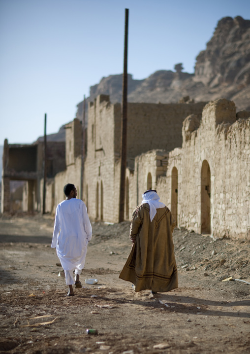 The old town in the middle of the wadi al-qura, Al Madinah Province, Alula, Saudi Arabia