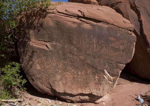 Rock inscriptions, Al Madinah Province, Alula, Saudi Arabia