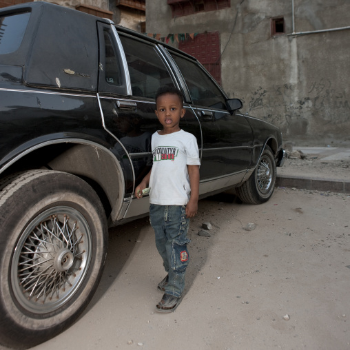 Somali refugee boy in Al Balad, Mecca province, Jeddah, Saudi Arabia