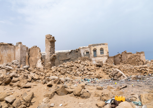 Former ottoman house in ruins, Sahil region, Berbera, Somaliland