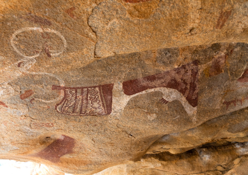 Cave paintings and petroglyphs depicting cows, Woqooyi Galbeed, Laas Geel, Somaliland