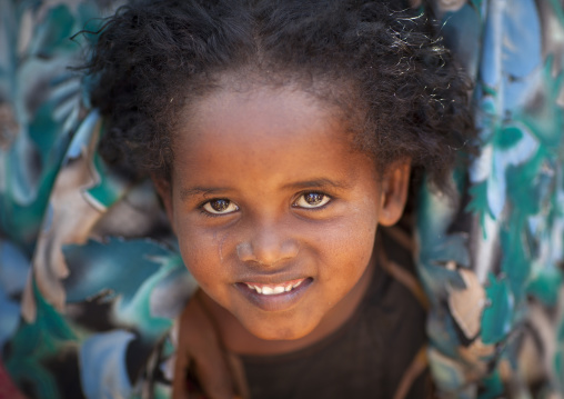 Portrait Of A Smiling Young Girl, Hargeisa, Somaliland