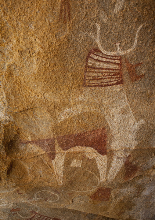 Laas Geel Rock Art Caves, Paintings Depicting Cows, Hargeisa,  Somaliland