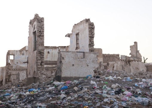 Ruins Of A Former Ottoman Empire House And Wasteland, Berbera, Somaliland