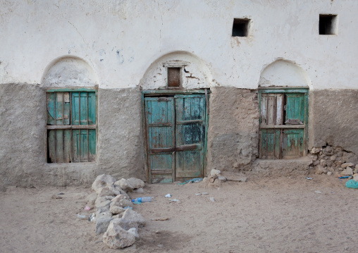 Painted Doors Of A Former Ottoman Empire House, Berbera Area, Somaliland