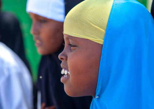 Portrait of a somali girls, North-Western province, Berbera, Somaliland