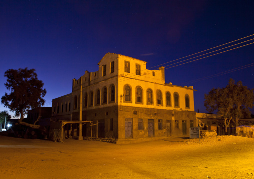 Former Ottoman Empire House By Night, Berbera, Somaliland