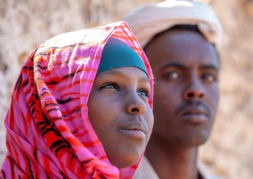 Portrait of a somali couple, Woqooyi Galbeed province, Degehabur, Somaliland