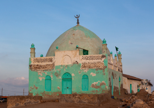 Old muslim grave with painted walls, Awdal region, Zeila, Somaliland