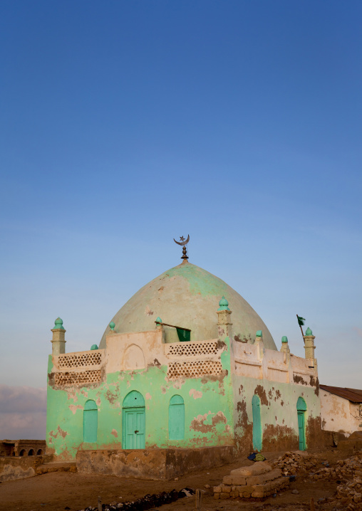 Old Muslim Grave With Half Painted Walls, Zeila,  Somaliland