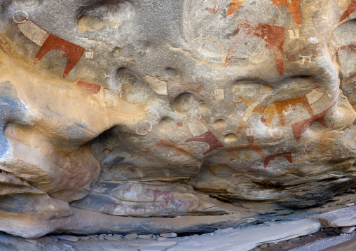 Paintings Depicting Cows, Laas Geel Rock Art Caves, Hargeisa, Somaliland