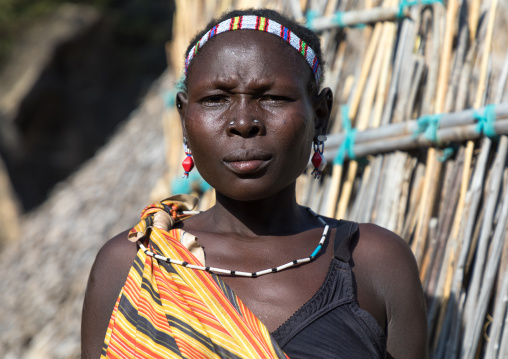 Portrait of a Larim tribe woman, Boya Mountains, Imatong, South Sudan