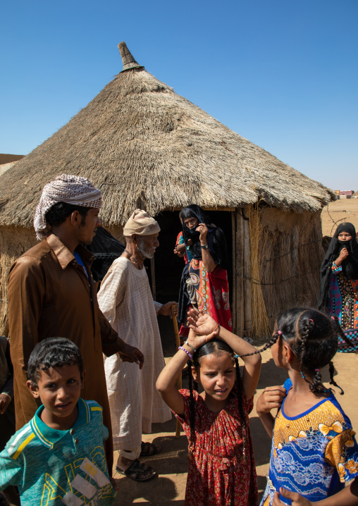 Rashaida people in their village, Kassala State, Kassala, Sudan