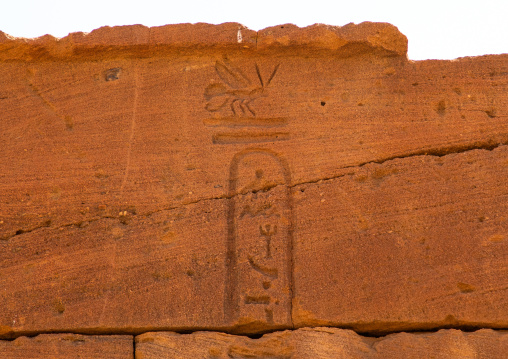 Relief of a bee on lion temple of Apedemak, Nubia, Naqa, Sudan