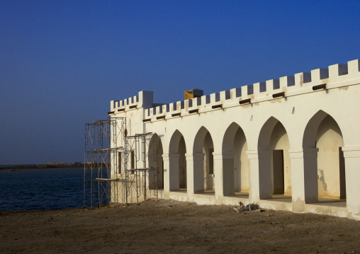 Sudan, Port Sudan, Suakin, renovated building
