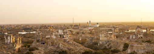 Sudan, Port Sudan, Suakin, panorama of the old town