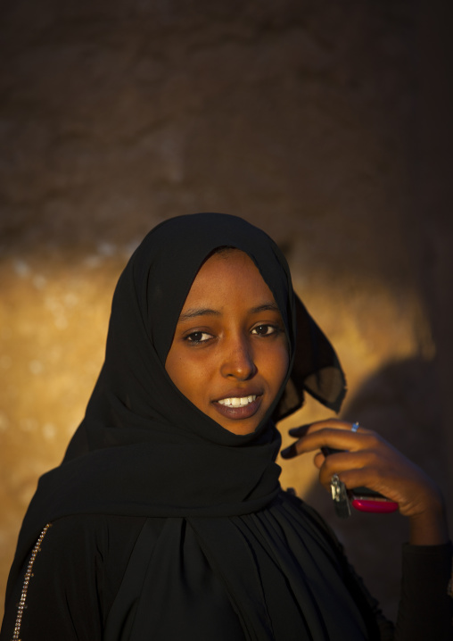 Sudan, Kassala State, Kassala, young sudanese woman