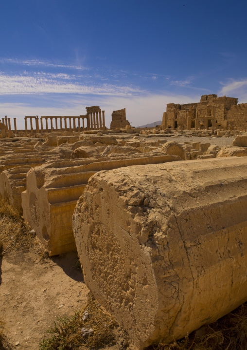 Temple Of Bel In The Ancient Roman City, Palmyra, Syrian Desert, Syria