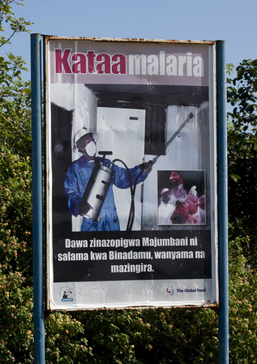 Malaria pannel, Zanzibar, Tanzania