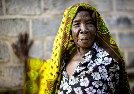 Margarita, Christian old woman, Bagamoyo, Tanzania
