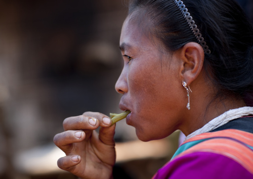 Ban nam rin village, Lisu tribe woman, Thailand