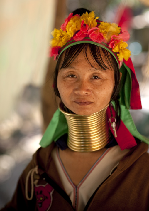 Long neck woman, Near mae hong son, Thailand
