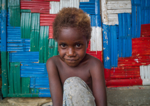 Portrait of a Ni-Vanuatu girl, Malampa Province, Malekula Island, Vanuatu
