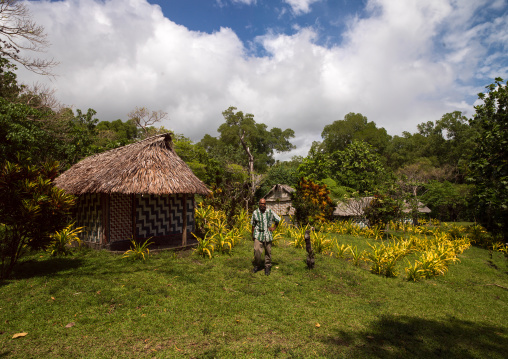 A local guesthouse for tourists, Malampa Province, Ambrym island, Vanuatu