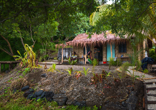 Local guesthouse for tourists, Malampa Province, Ambrym island, Vanuatu