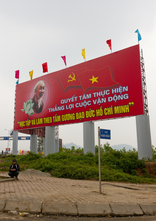 Propaganda of the communist party, Sapa, Vietnam