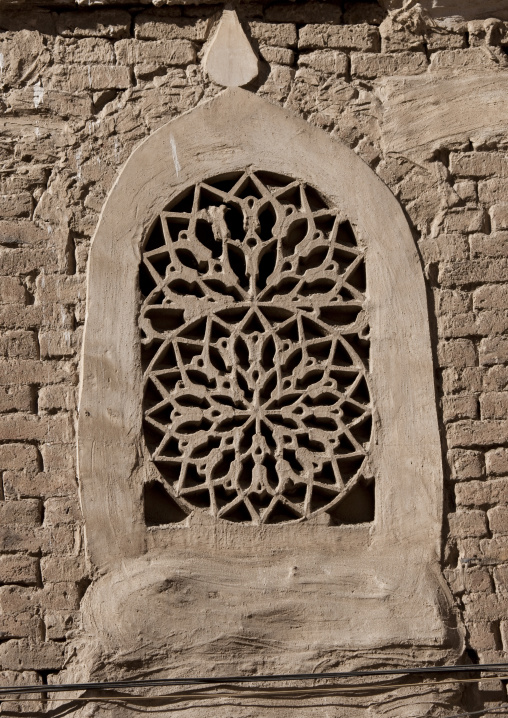 Sculpted Rose Window In Sanaa, Yemen