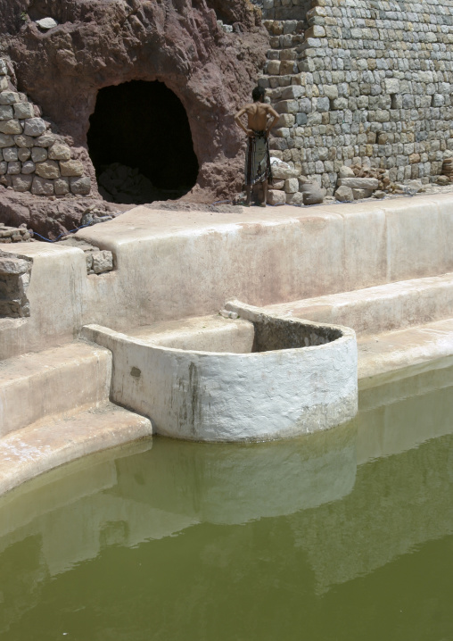 Water Cistern In The Mountain Village Of Hababa, Yemen